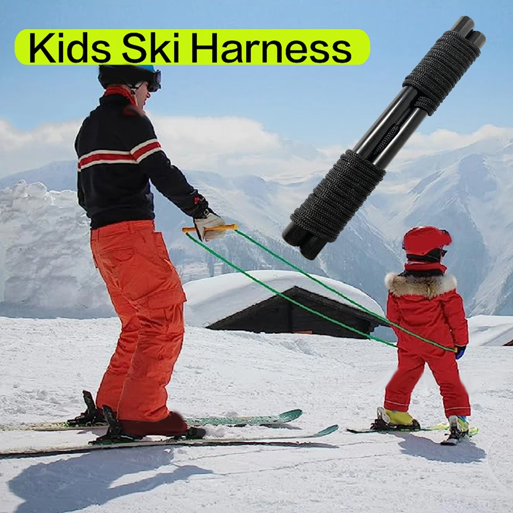 Детский лыжный тренажер для обучения детей скоростного спуска безопасный с