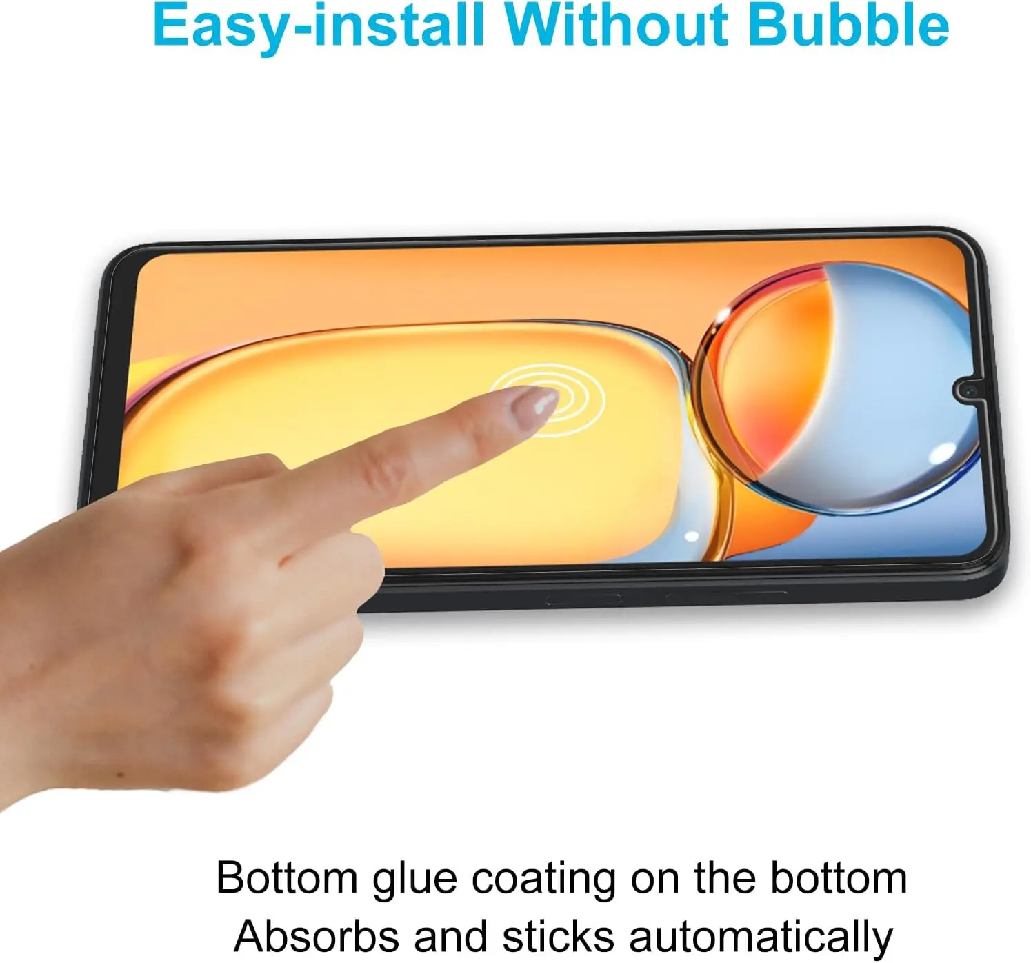 Закаленное защитное стекло высокой четкости с защитой от падений HD + закаленное