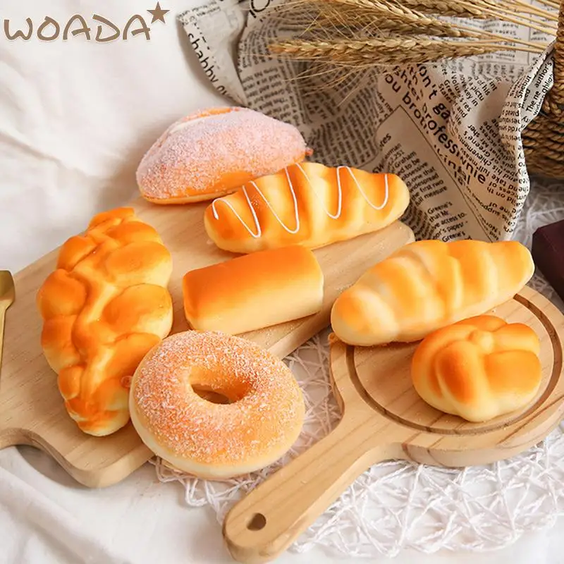 

Artificial Bread Funny toy Simulation Food Model Fake Doughnut Home Decoration Shop Window Display Photography Props Table Decor