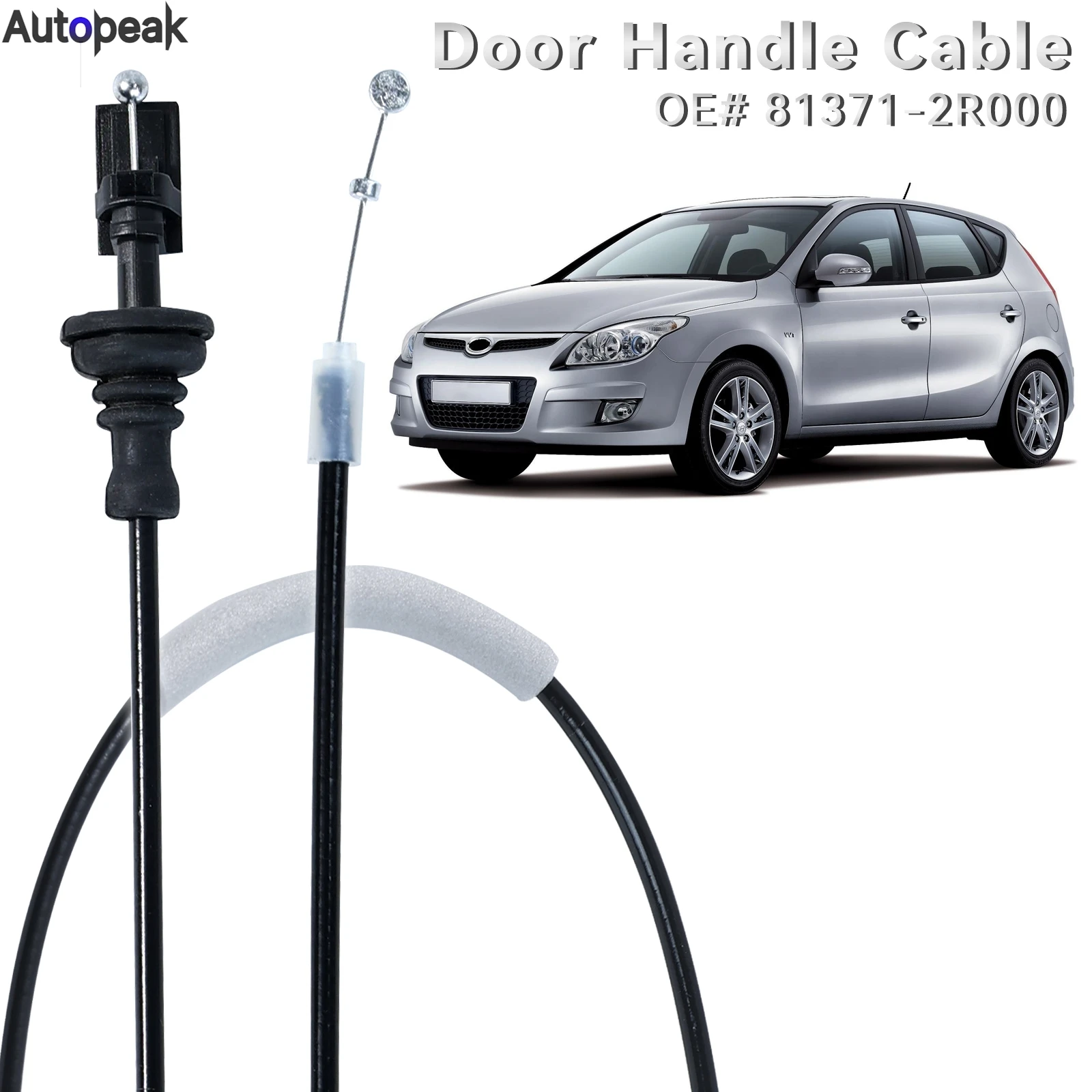 

Интерьер автомобиля, внутренний передний левый или правый трос замка двери 813712 R000 для Hyundai i30 Kia Cee'D 2007 2008 2009 2010 2011 2012