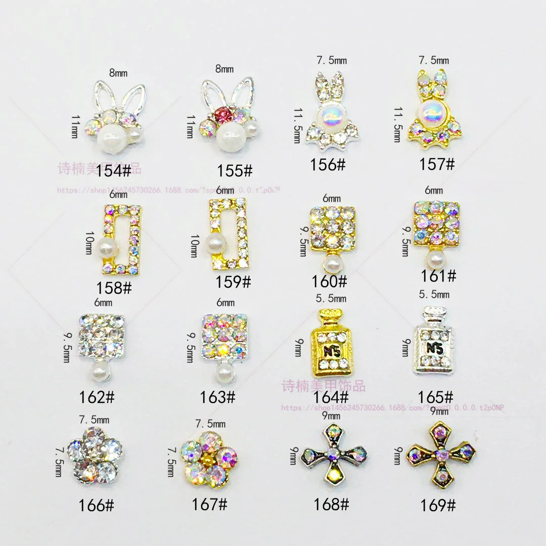 

Nail Украшение "Крест" новый японский и корейский звезда Луна отделка жемчуг Сплав украшения для маникюра золотой и серебряный производитель ...