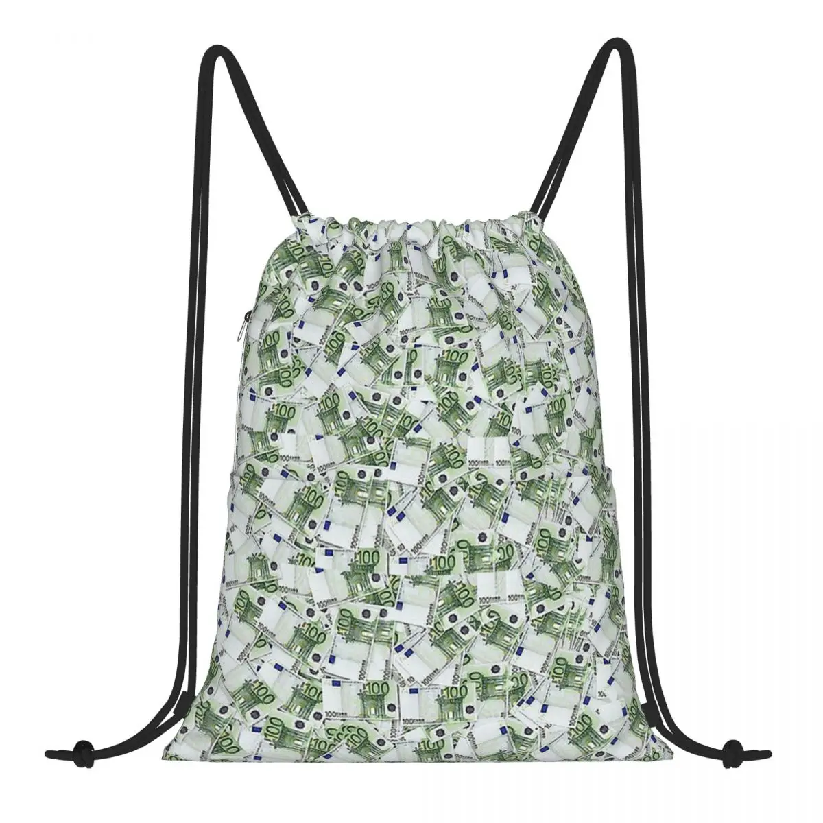 

Гигантский фон для денег 100 евро Примечания 3D 3 размера крутой 2022 шпатер рюкзак тканевый пакет сумки портативный органайзер рюкзаки