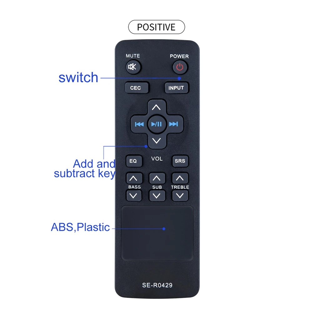 Сменный звуковой пульт дистанционного управления для Toshiba Soundbar SBX4250 SBX4250KN SBX5065KU |