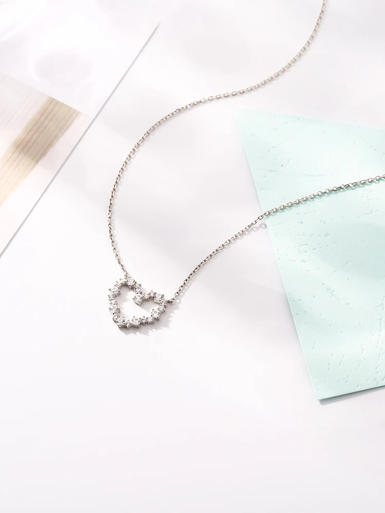 

XL10 высококачественное оригинальное ожерелье с кулоном из австрийских гусиных драгоценных камней для женщин ювелирные изделия ожерелье из стерлингового серебра