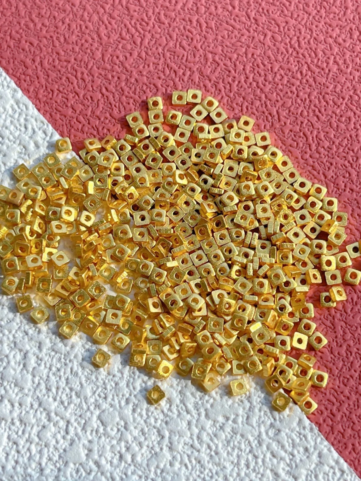 925 древние серебряные аксессуары однотонные квадратные сломанные золотые