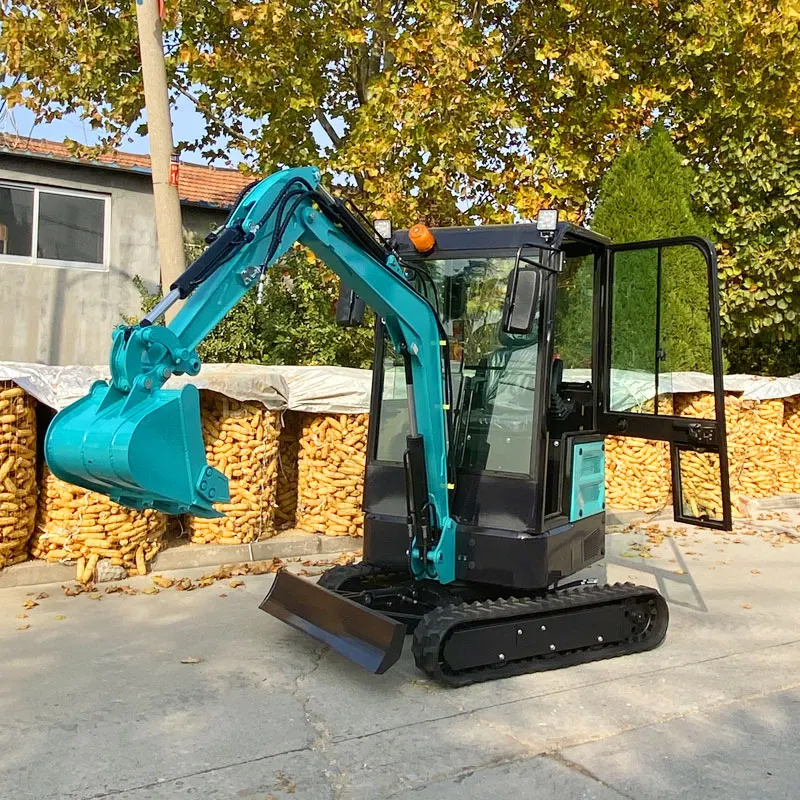 Mini Excavator 2 Ton Yanmar Kubota 3 cylinder Mini Excavator Free Apart Attachment Close Cab Bagger 2T Cheap Prices