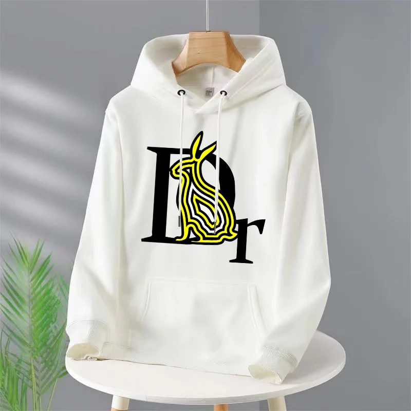 

Autumn Winter Long Sleeve Sweater Dr Rabbit Printing Pullovers Clothing Fleece Loose Hoody New Fashion Men/Women Casual Hoodies