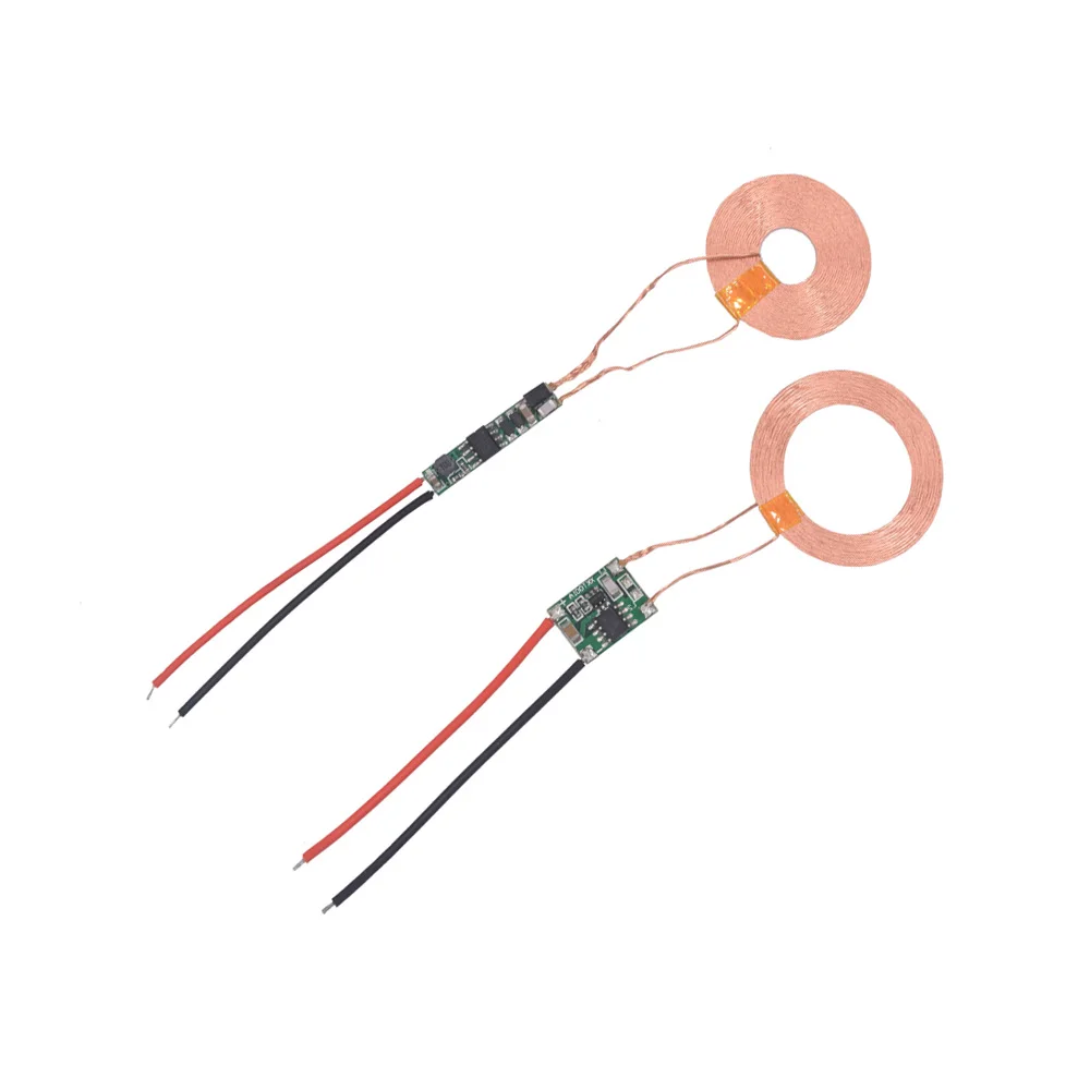 Taidacent Wireless Portable Charger Module Magnetic Power Bank Wireless Charging Board 5V Transmitter +Receiver Coil Inductive