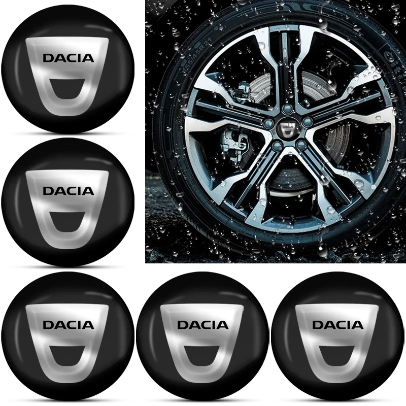 

4pcs 57mm Auto Wheel Center Hubcap Aluminum Emblem Badge Stickers For Dacia Duster Logan Sandero Stepway Lodgy Mcv Dokker Megane