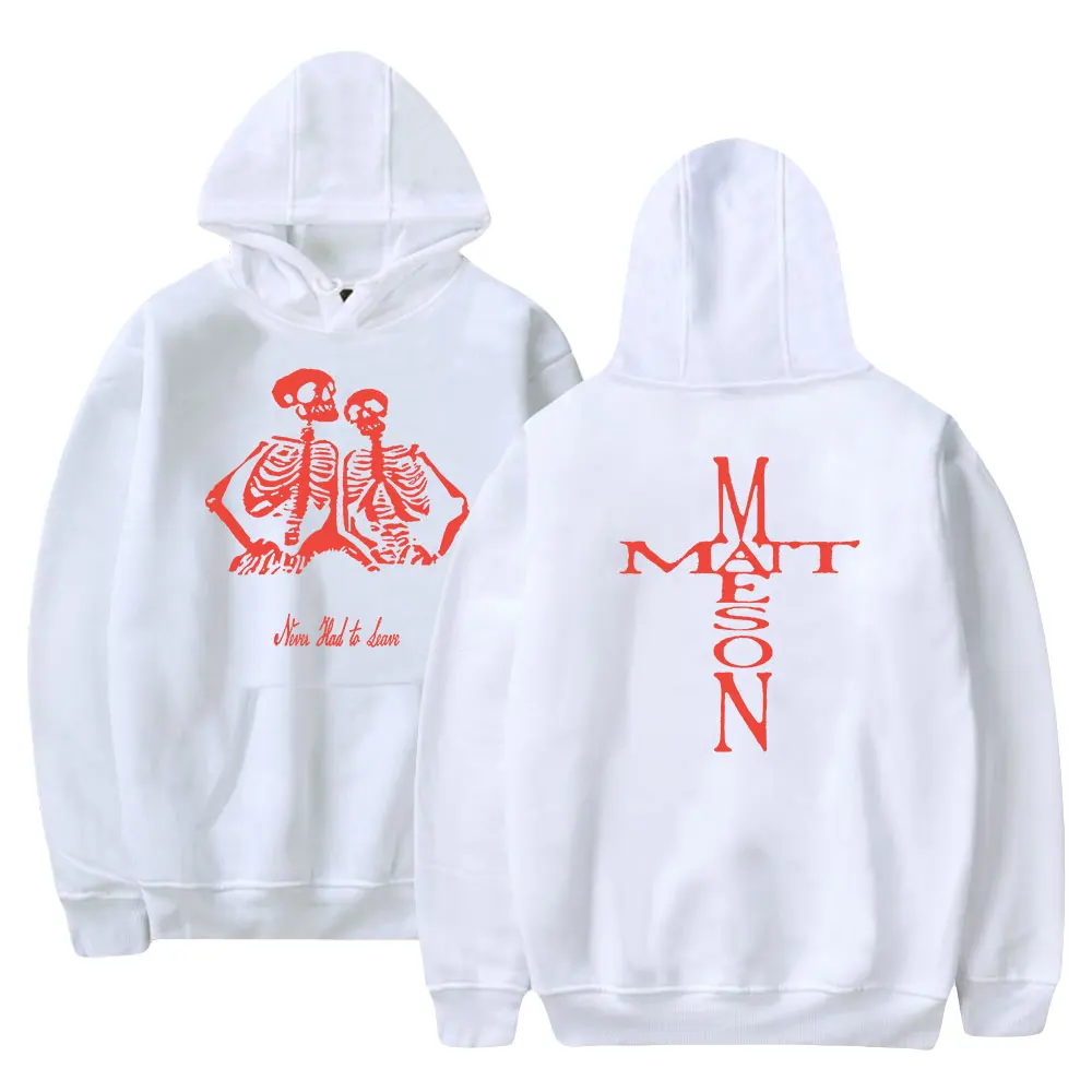 

Matt Maeson Hooded Sweatshirt Singer Clothes Autumn Winter Pullover Fashion Trucksuit Hip-hop Style Tops Casual Long Sleeve Tops