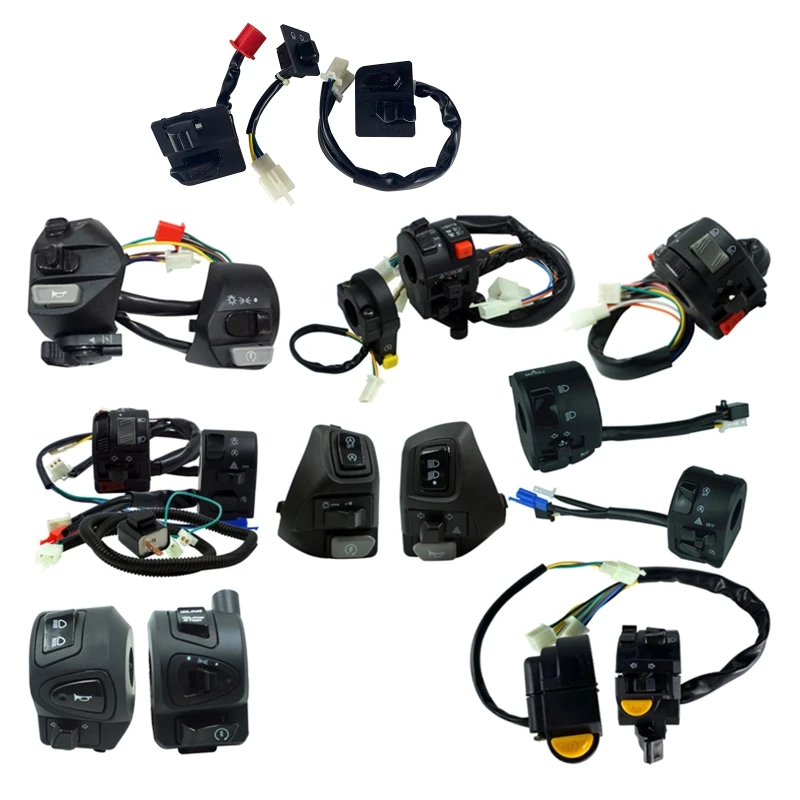 

Руль мотоцикла U90C, переключатель передсветильник, противотумансветильник, звуковой сигнал