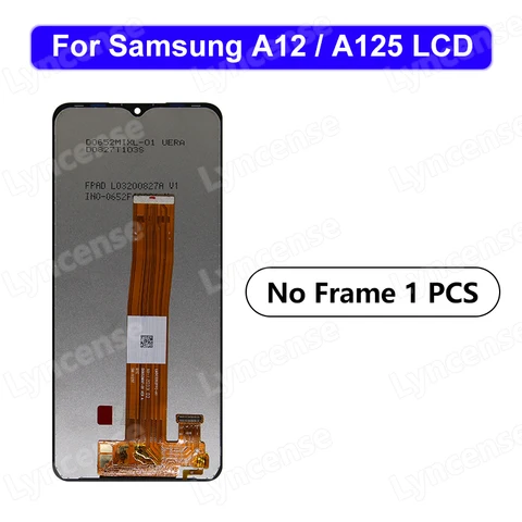 ЖК-дисплей для Samsung Galaxy A12 дисплей A125 SM-A125F SM-A125M LCD экран дигитайзер Запасные части SM-A125U SM-A125N