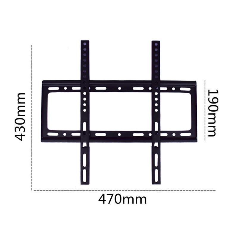 Настенный кронштейн для телевизора фиксированная плоская рамка ЖК-монитора 12-37