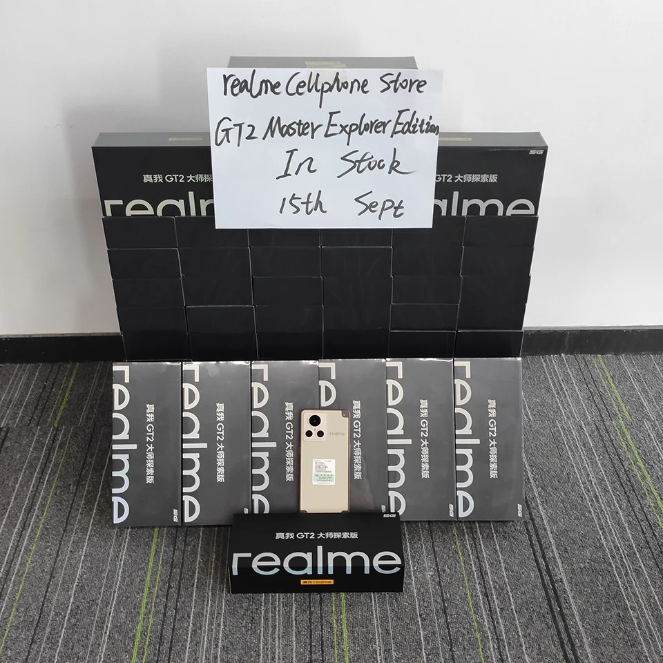 realme GT2 Master Explorer Edition 5G Mobile Phone Snapdragon 8+Gen1 100W SuperCharge 5000mAh 50MP 6.7'' 120Hz NFC OTA Cellphone