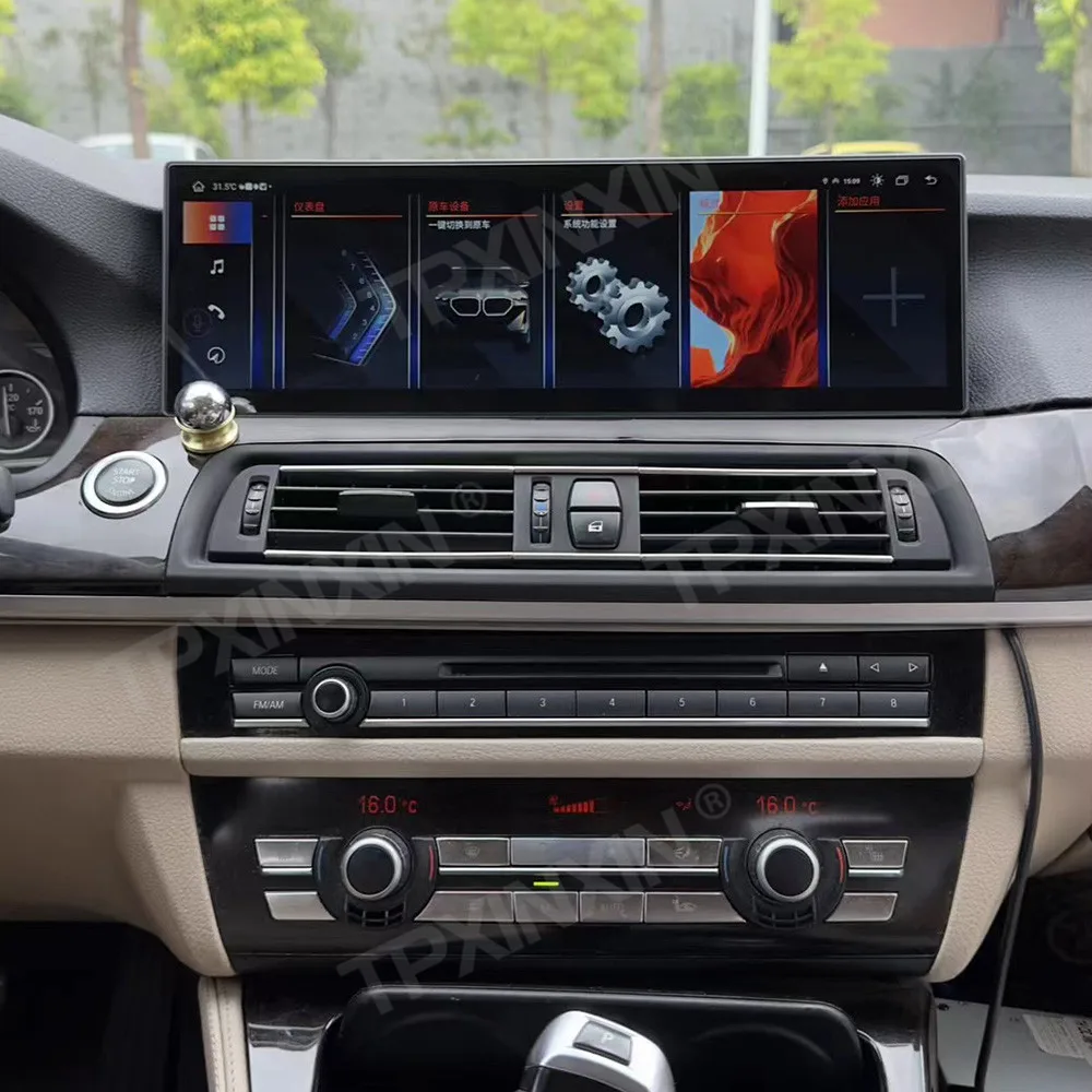 Автомобильная Мультимедийная магнитола 14 9 дюймов с Android для BMW 5 Series F10 F11 F18 2011 ~ 2017
