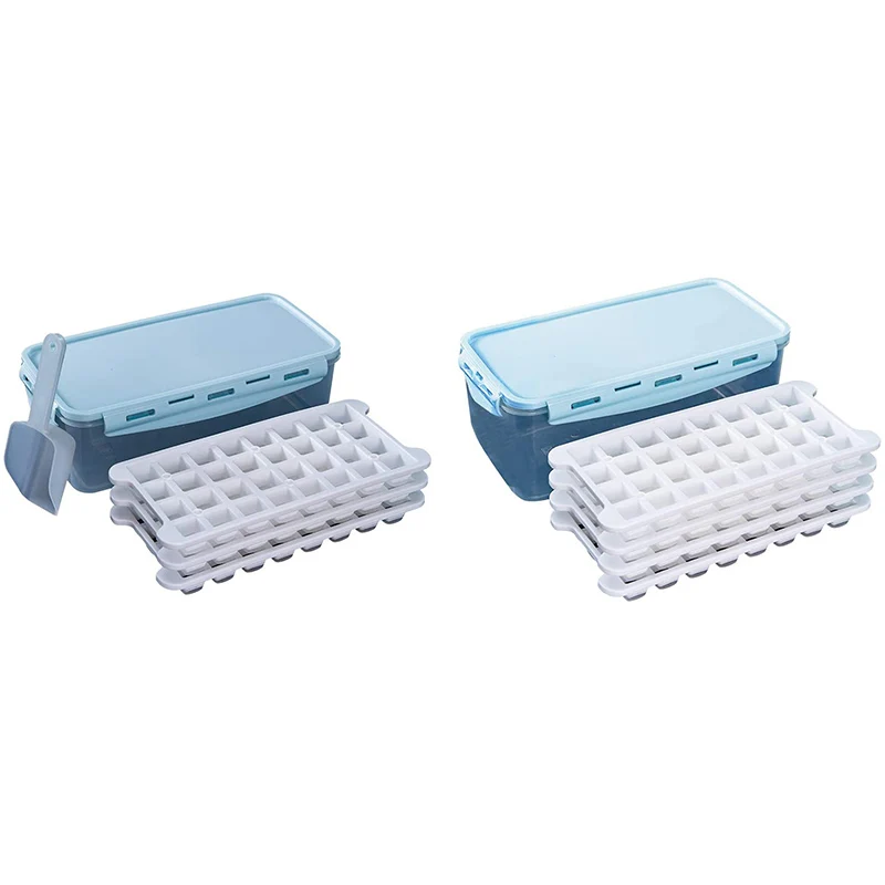 

Формы для изготовления льда, силиконовые лотки с легким высвобождением и съемной крышкой для заморозки кофе, кемпинга