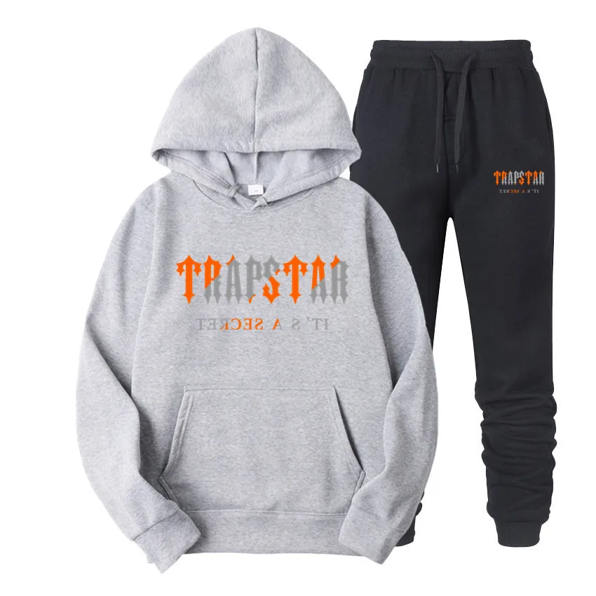 Spring and Autumn brand Trapstar sweatshirt men's suit fashion cotton hoodie casual everyday sportswear men's and women's models