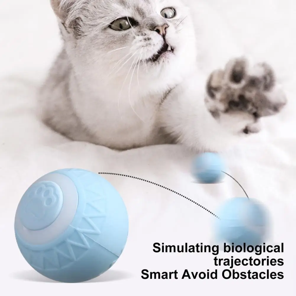 Игрушка для кошек автоматическая игрушка заряжаемый от Usb мяч самодвижущаяся