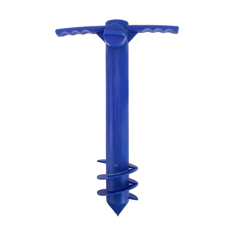 

Anchor Sand Umbrella Beach Auger Holder Pole Grabber Screw Heavy Duty Pegs