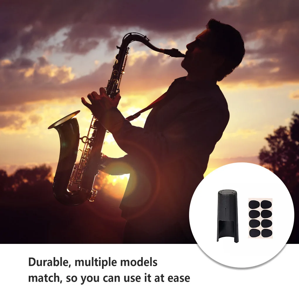 

Saxophone Mouthpiece Cover Professional Sax Caps Buckle Cushion Set