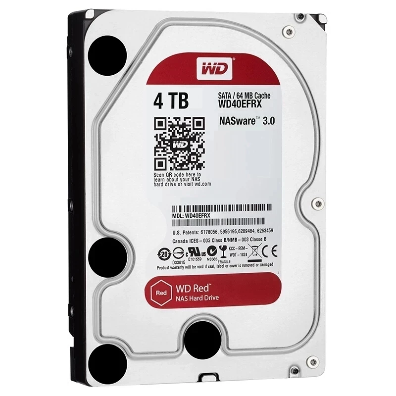 Внутренний жесткий диск Western Digital WD красный NAS 1 ТБ 2 4 6 8 10 3 5 дюйма SATA ГБ/сек. 64 Мб