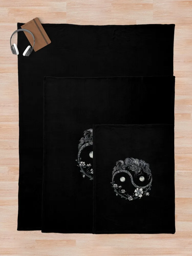 Одеяло с драконом Инь Ян идеи подарков на день Святого Валентина мягкие