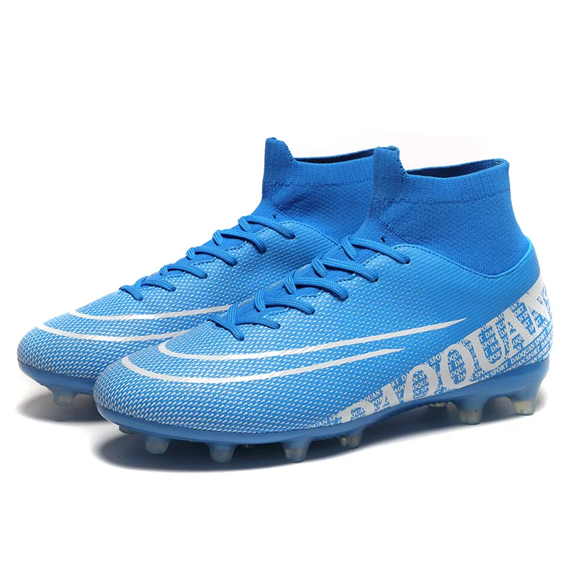 

2022 Hot Selling Item Men High Ankle FG Soccer Shoes Turf Football Boots Enhanced Control Training Footwear