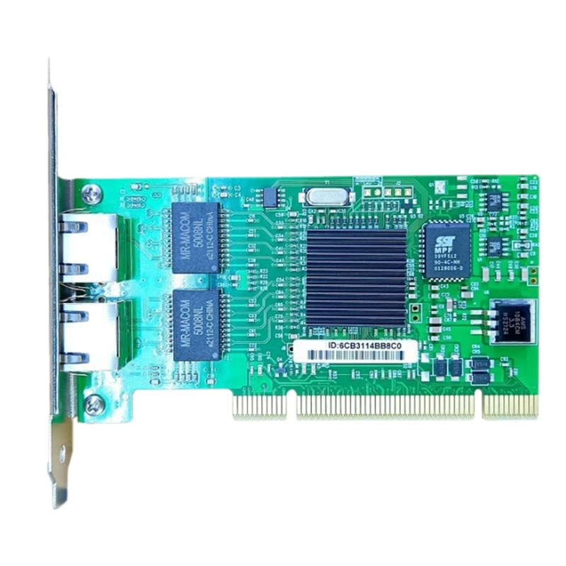 

Настольная сеть PCI с двумя портами, гигабитная сетевая карта, Серверная сетевая карта, порты Sup, мягкая маршрутизация, чип ROS 82546