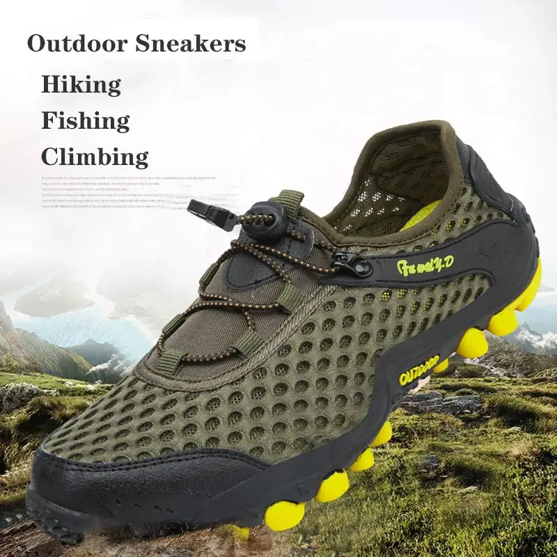 

Кроссовки мужские дышащие, Нескользящие, для восхождения и рыбалки, большие размеры 45 Shoes sneakers