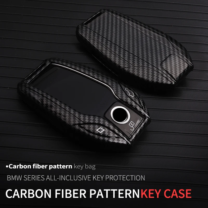

ABS Carbon Fiber TPU Car Remote Key Bag For BMW 5 7 6 Series GT G11 G12 G30 G31 G32 I8 I12 I15 G01 G02 G05 G07 X3 X4 X5 X7