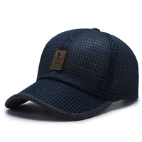 rimiut 2022 new mesh cool summer baseball caps sports sun uv protect men hats outdoor casual men caps hollow out breathable hat