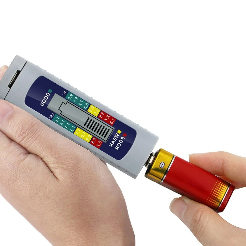 

Battery Power Detector Test Remaining Volume Measurement Display Measuring Power Universal Battery Voltage Meter