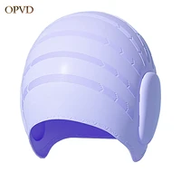 swimming cap ladies professional long hair not strangle head waterproof swimming fashion ear protection silicone cap