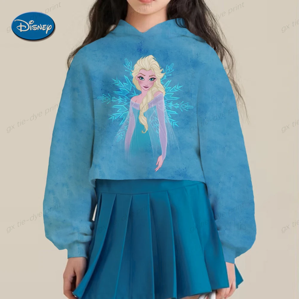 

Girls Beautiful Frozen Elsa Print Sweatshirt Hoodie Kids Clothes Baby Clothing Kids Long Sleeve Pullover Disney 1-14 Years Old