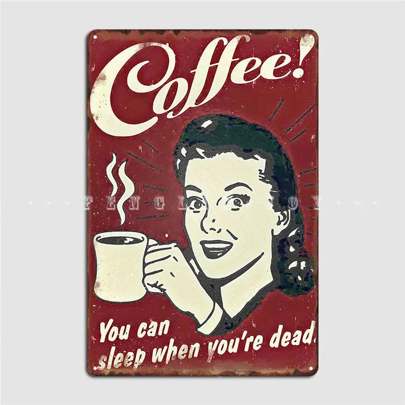 

Винтажный металлический знак кофе, Декор для дома, клуба, бара, Настенный декор, жестяной знак, постер