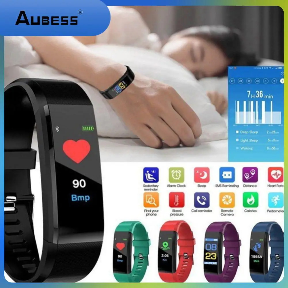 

Usb Charging Activity Tracker Wrist Band Bracelet Sport Health Heart Rate Fitness Tracker Global Version Smart Watch