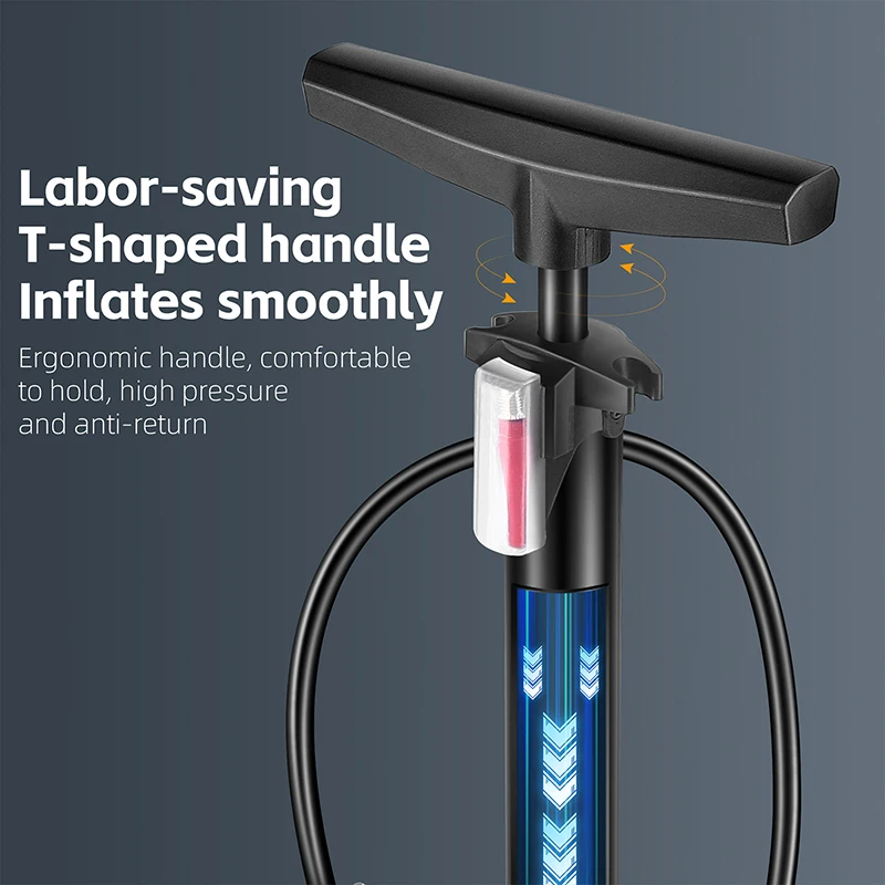 Велосипедный насос высокого давления ручная ручка из полипропилена нейлоновое