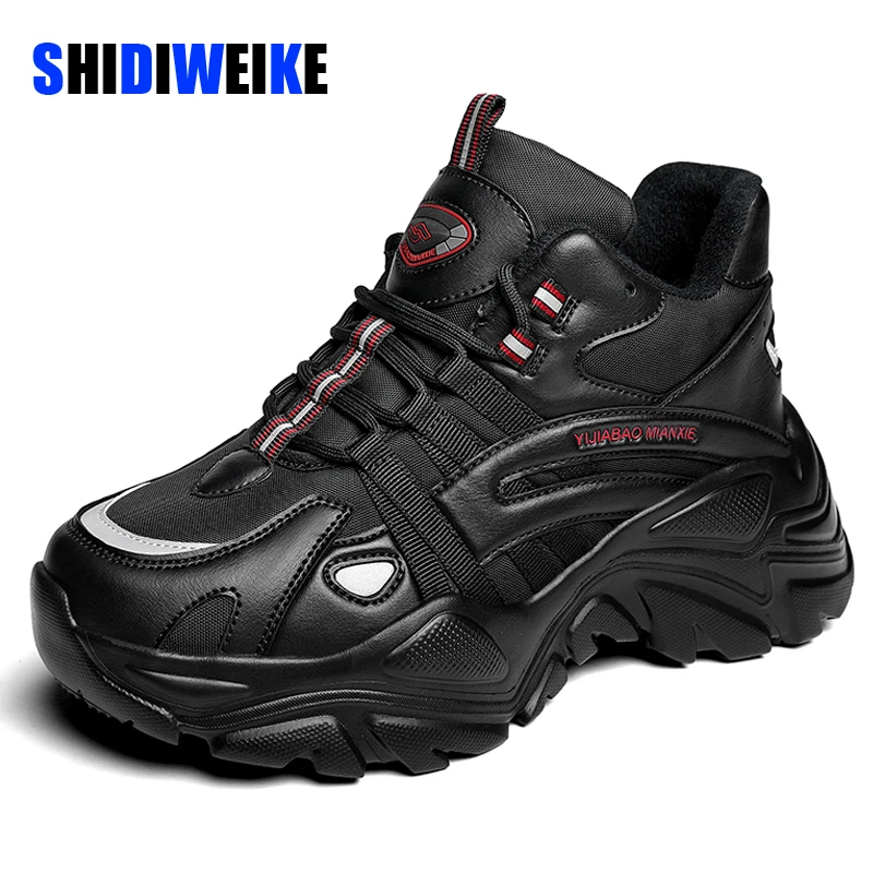 

Женские зимние ботинки; Кроссовки; Сохраняющие тепло зимние кроссовки с мехом; Зимняя обувь для женщин; Черные спортивные кроссовки; Chaussure ...