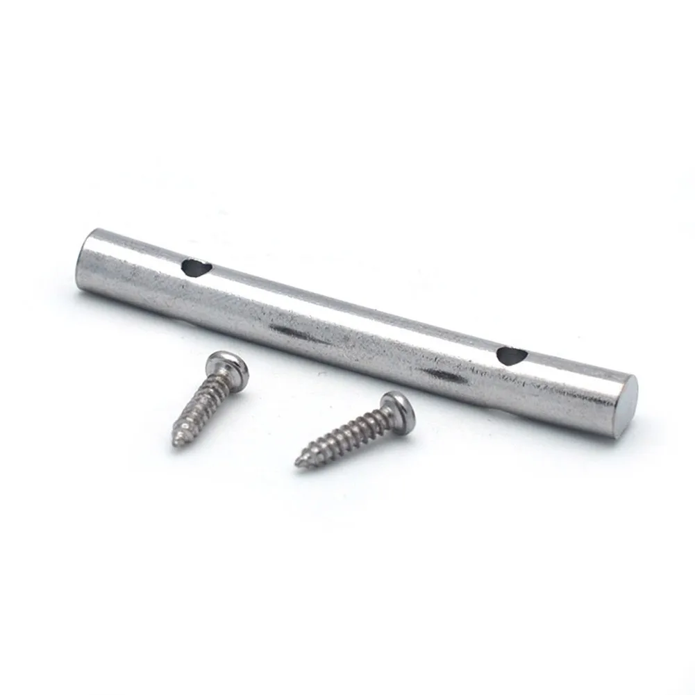 

10 G Guitar String Tension Bar 45MM 45x5x5mm/1.77*0.20*0.20in Chrome For Electric Guitar Metal Retainer String