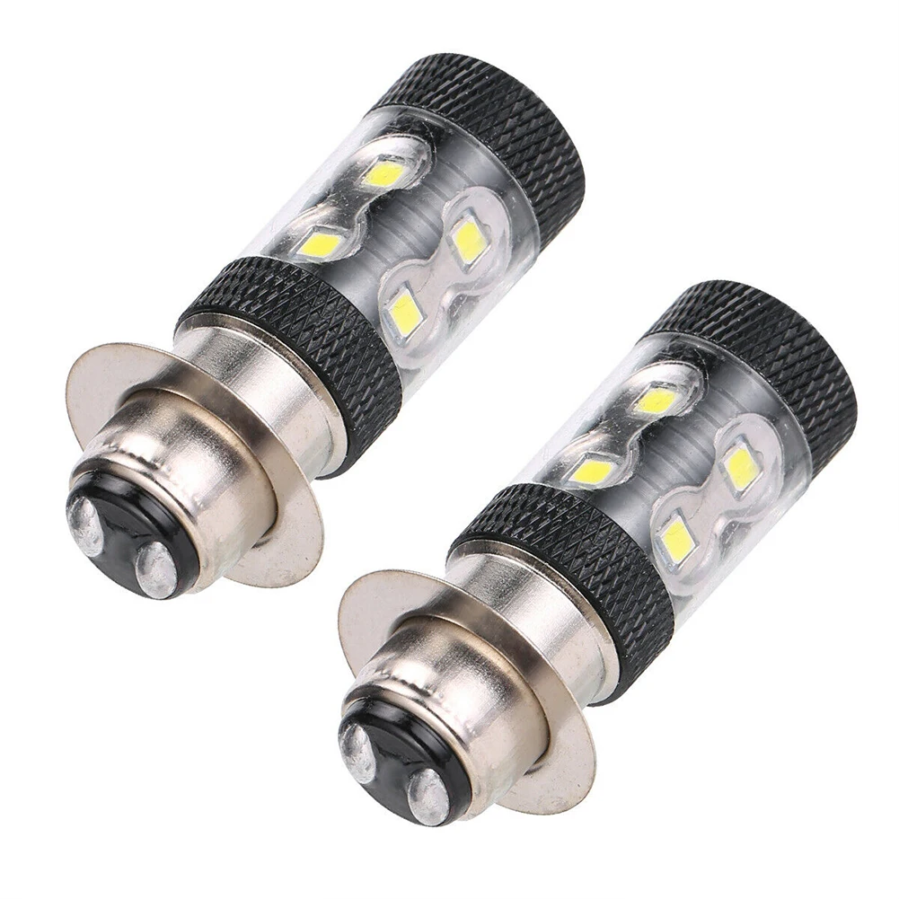 1 пара H6/p15d 10smd 50 Вт H6m мотоциклетная светодиодная лампа для фар 1000 лм 6000k DC12v-24v 360