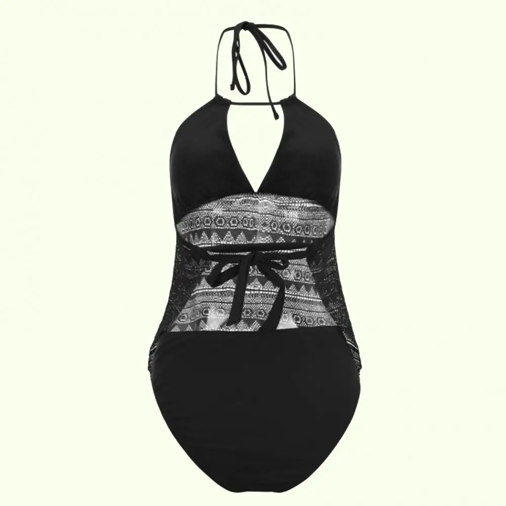 

Fashion Lightweight Loose Hem Solid Color Top Skinny Panties Swimwear for Water Activity Swimming Suit Bathing Suit