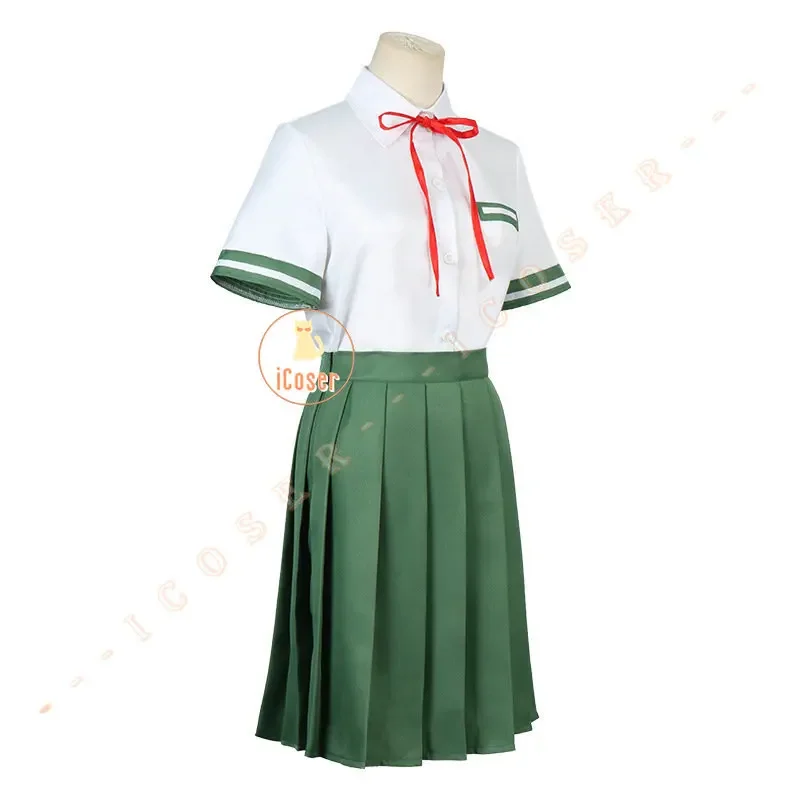 Женский парик для костюма персонажа джузума ивато из аниме Нет тоджимари зеленое