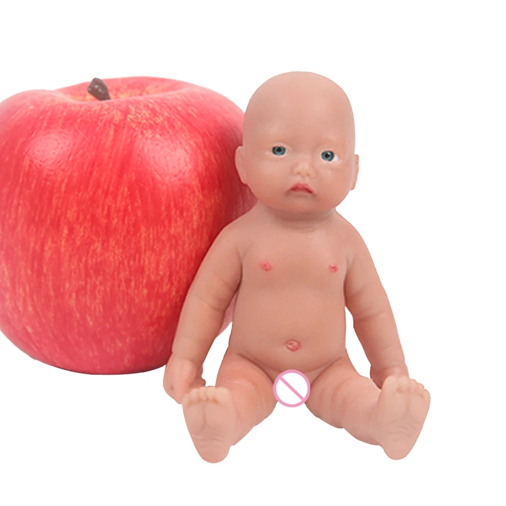 

IVITA WG1734MN 12cm 58g 100% Full Body Silicone Reborn Baby Doll 3 Colors Eyes Choices Skeleton Toys for Children Christmas Gift