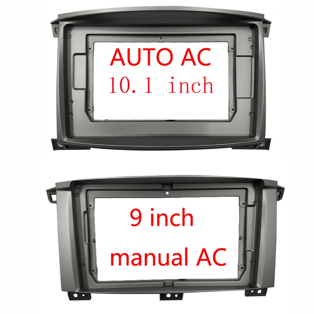 

Car Audio Radio 9" 10" Big Screen 2DIN Fascia Frame Adapter For LAND CRUISER 100 DVD Player Dash Fitting Panel Frame Kit