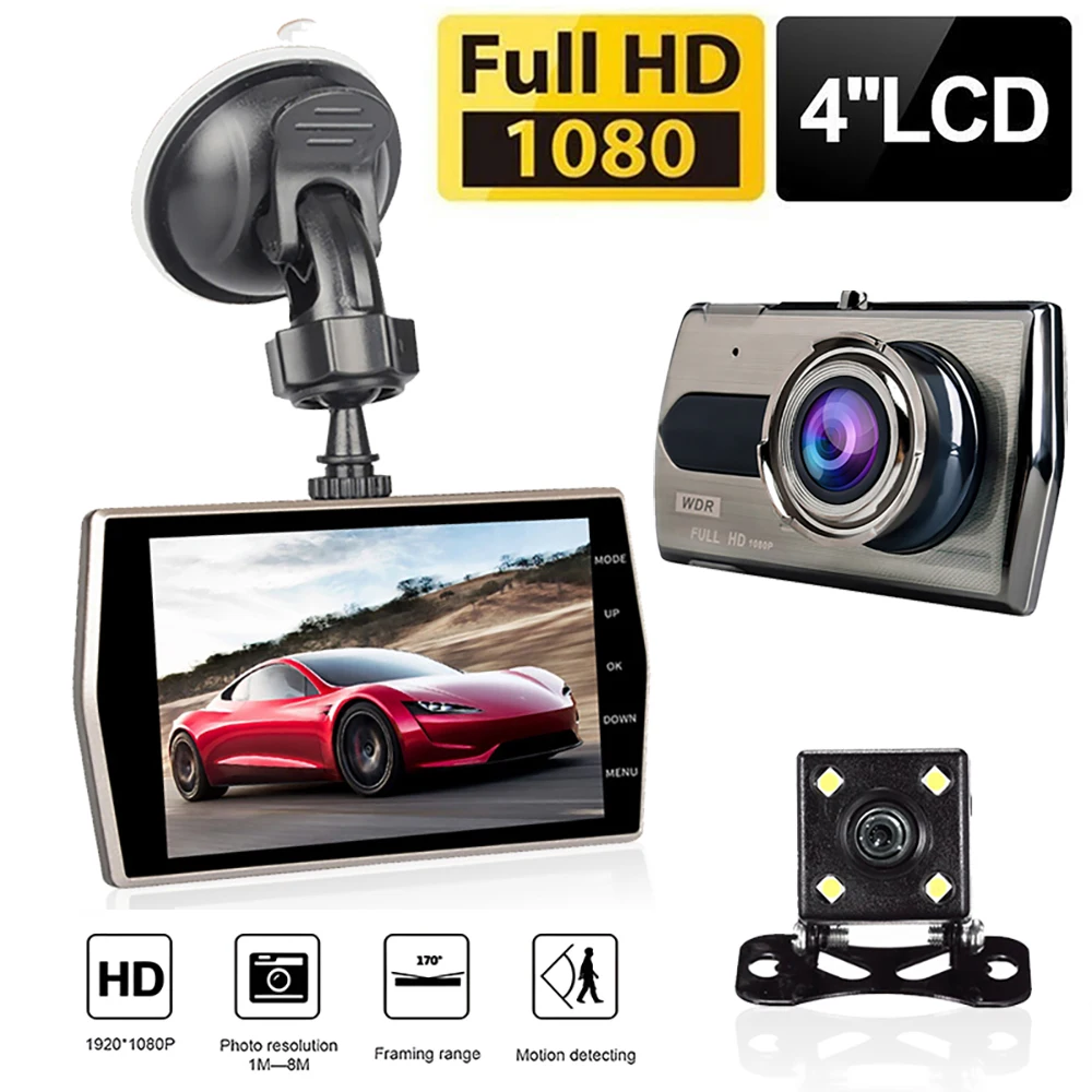 

Dash Cam Car DVR 1080P Vehicle Camera Drive Video Recorder Night Vision Black Box Auto Dashcam Car Accessories Parking Monitor