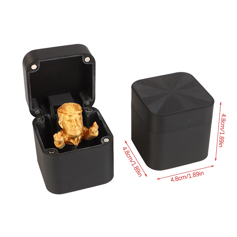 Креативный забавный президент средний палец в коробке пародия ручная розыгрыш