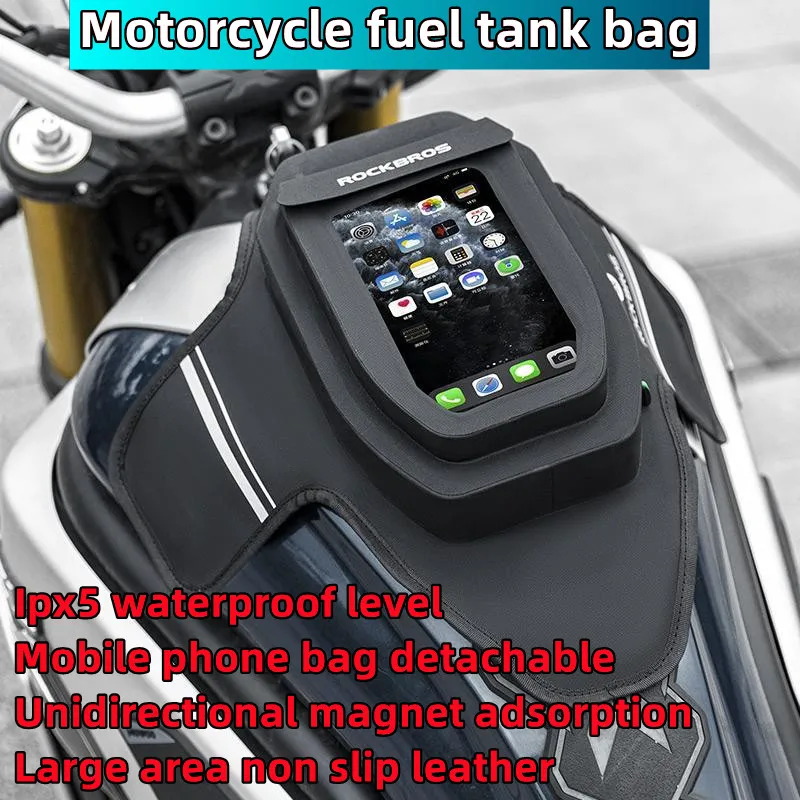 

Motorcycle Fuel Tank Bag Waterproof Bag Motorcycle Rider Mobile Bag Riding Shoulder Bag Chest Bag Locomotive Equipment Scooters