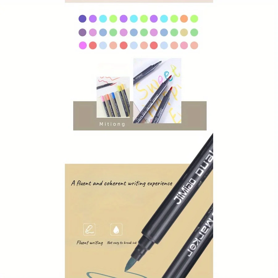 12-цветная гелевая ручка для костюма быстросохнущий наконечник 0 4 мм красный