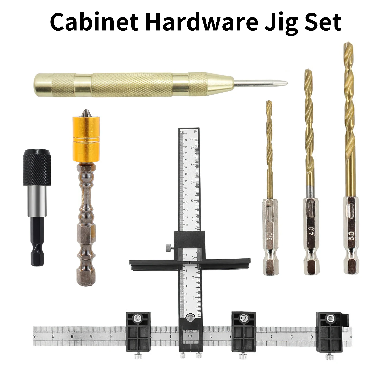 

7 шт., набор инструментов для установки отверстий в шкафах