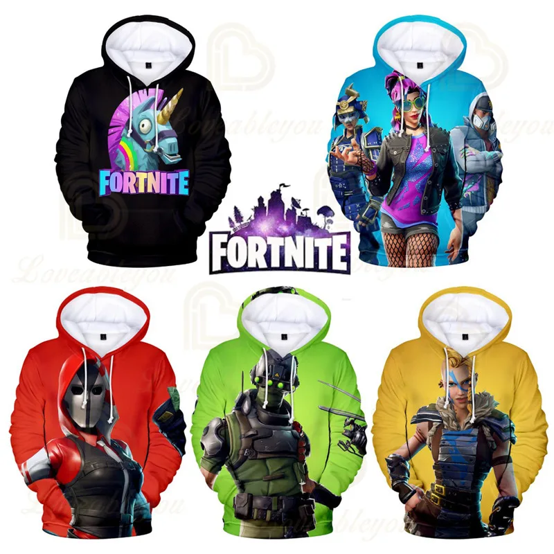 

Fortnite Victory Royale Llambro 3D Hoodie Children Hoodies Battle Game Streetwear Hip Hop Sweatshirts Harajuku 3D Gaming Hoodie
